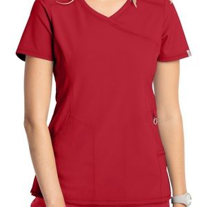 Lightly used infinity scrubs in red